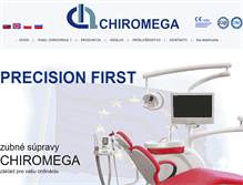 Tablet Screenshot of chiromega.sk